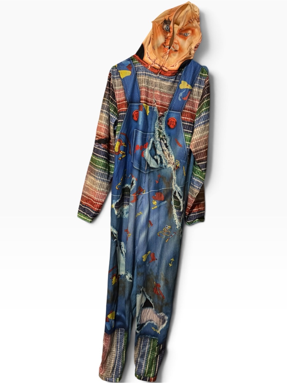 Chucky Halloween Costume Onesie Adult One Size